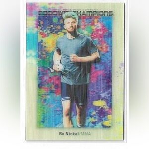 Bo Nickal 2024 Upperdeck Champions Splash of Color Lenticular MMA UFC Card
